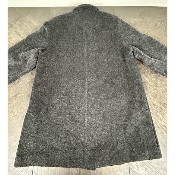 Anne Klein Black Wool Mohair Blend Overcoat Coat Women's Size 14 WPL 7888 - Picture 8 of 11